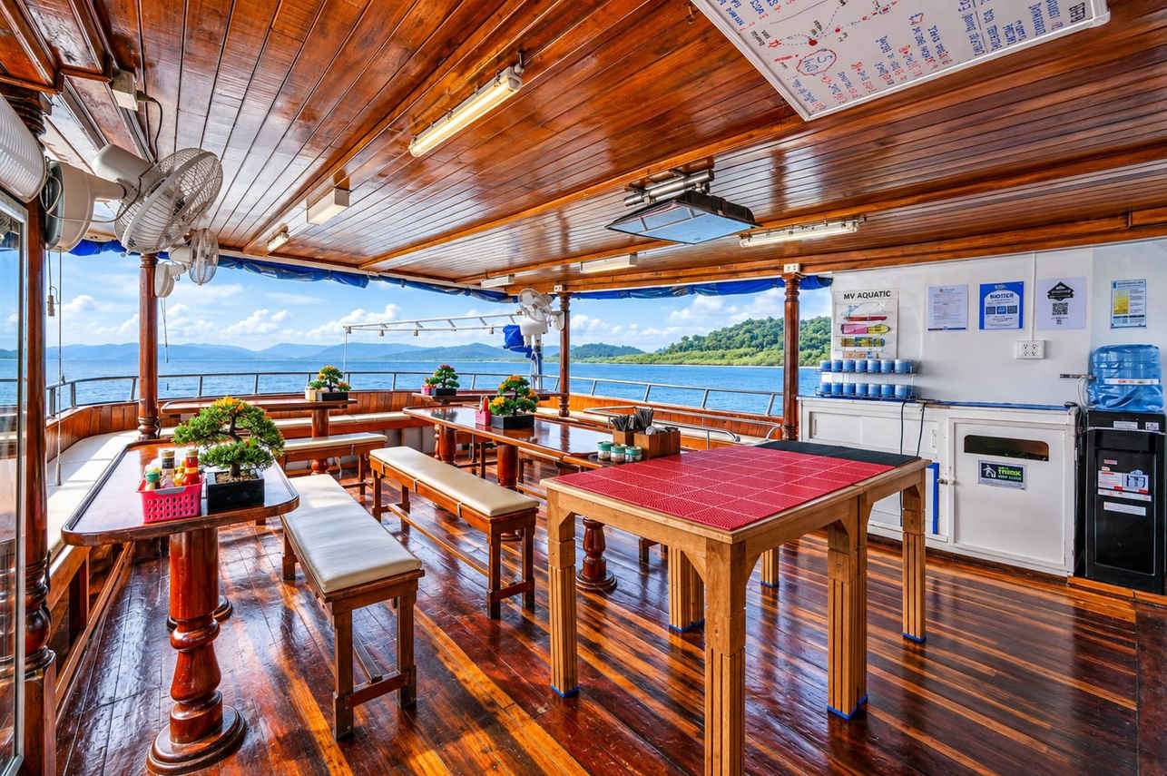Abendessen im Freien - Manta Queen 8