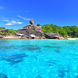 Crystal clear water at the Similan Islands
