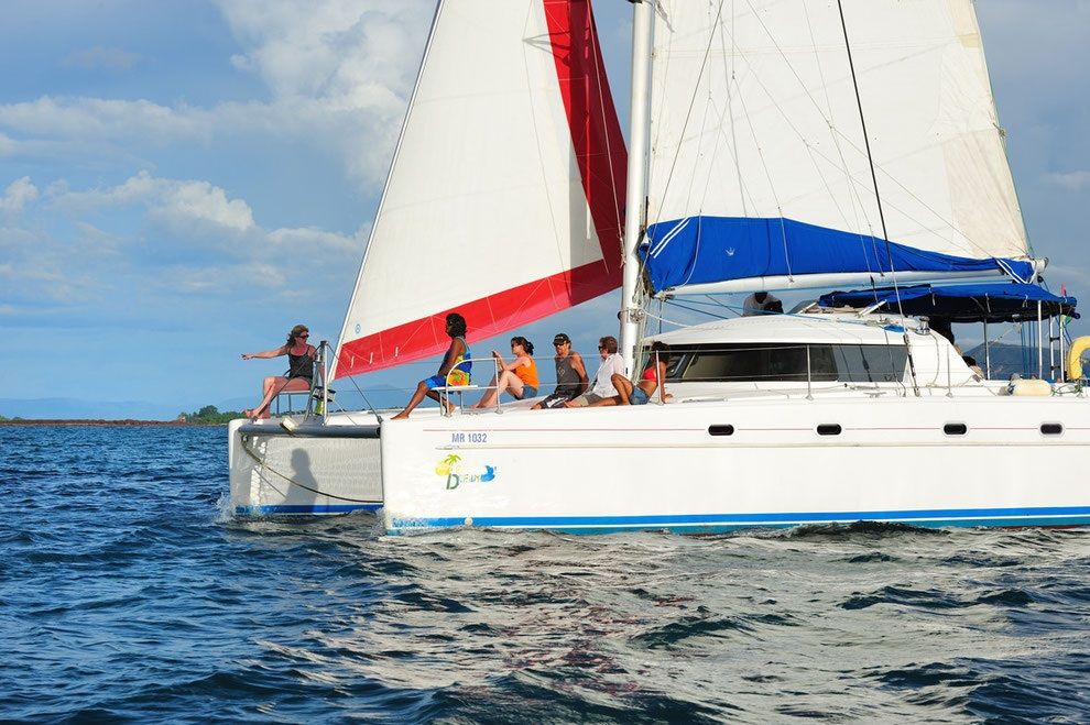 Relaxing on the Oceane's Dream Catamaran Madagascar