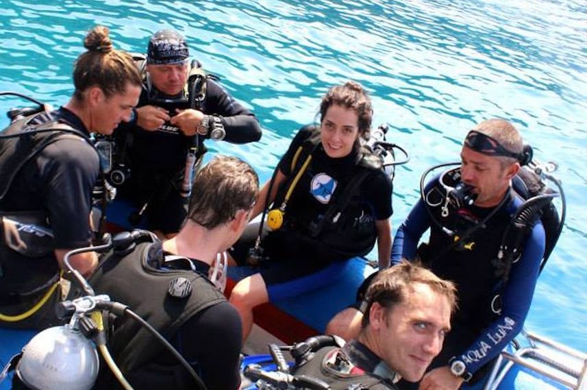 Heading out to the dive site - Oktavia Thailand