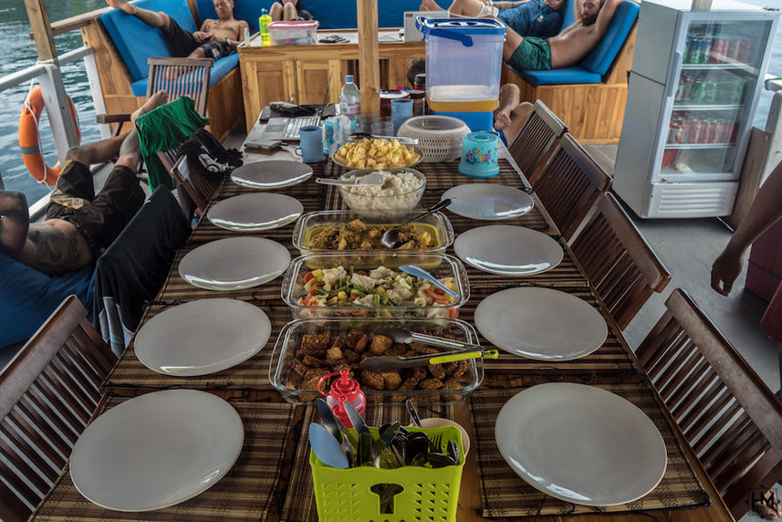 Getting ready for lunch - Ratu Laut Indonesia