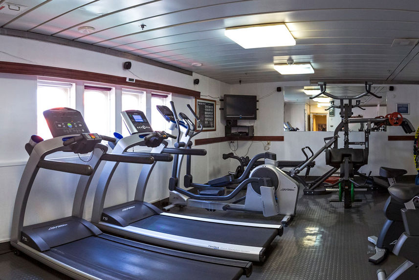 Arctic Expedition Ship Interior Gym