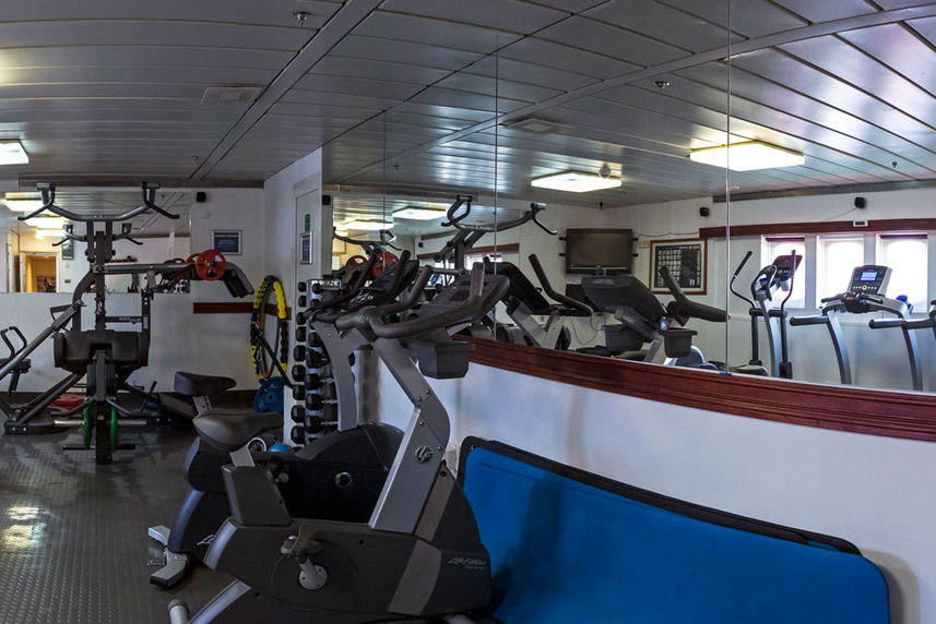 Arctic Expedition Ship Interior Gym