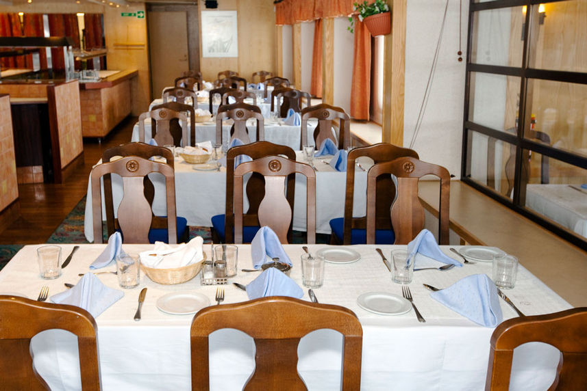 Antarctica Expedition Interior Dining Room