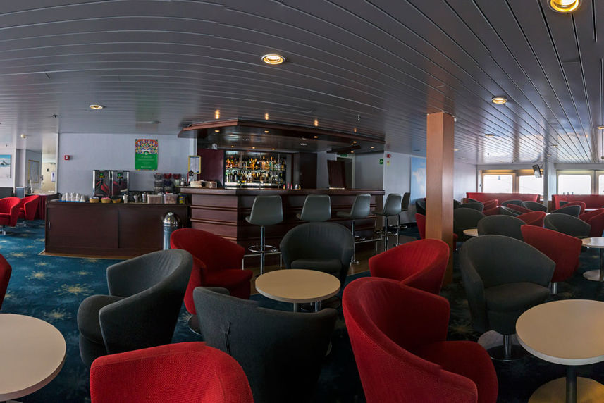 Arctic Expedition Ship Interior Lounge