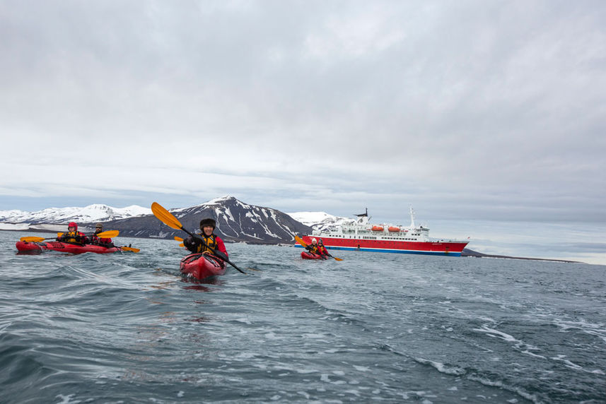 Arctic Svalbard Sea Kayaking Expedition Ship