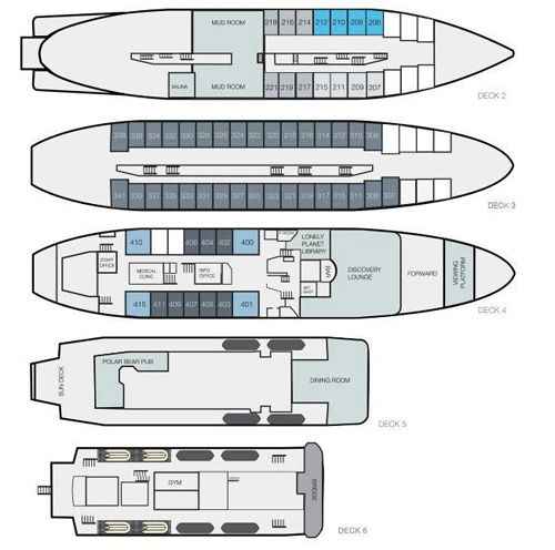 Deckplan - Arctic Expedition floorplan