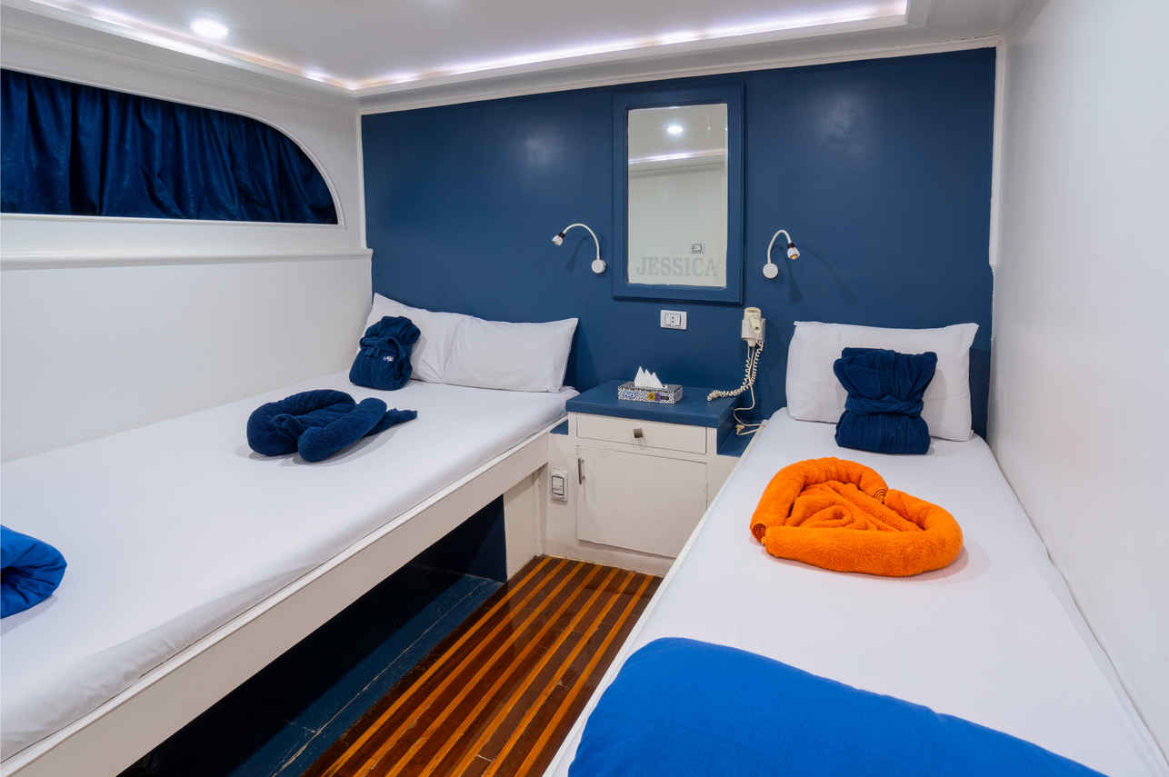 Deluxe Double/Twin Cabin - Upper Deck