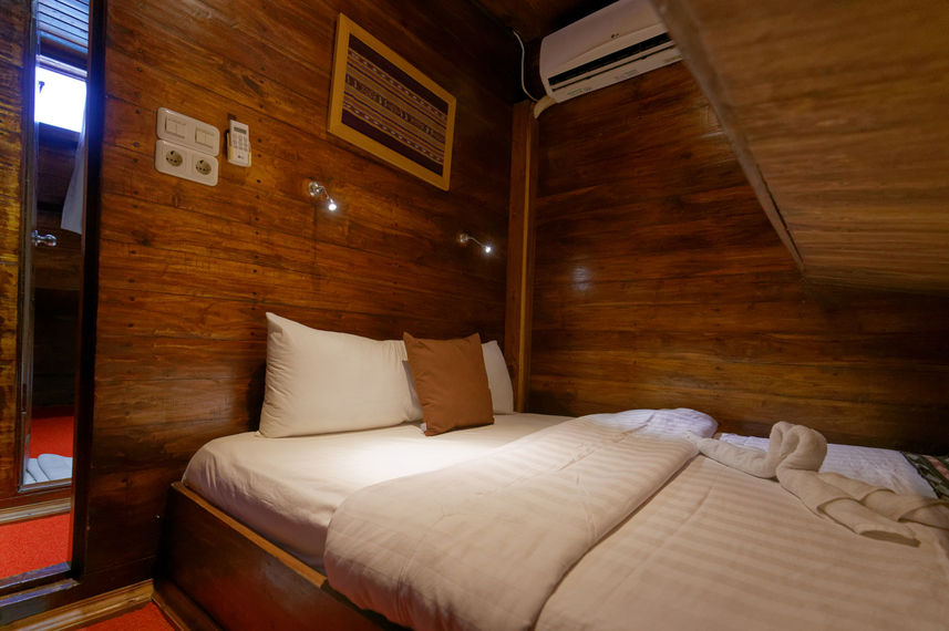 Cabina letto matrimoniale - Plataran Phinisi Ambasi