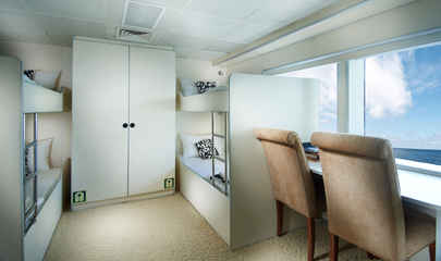 Main Deck Twin or Quad Cabin