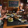 Enjoying local foods