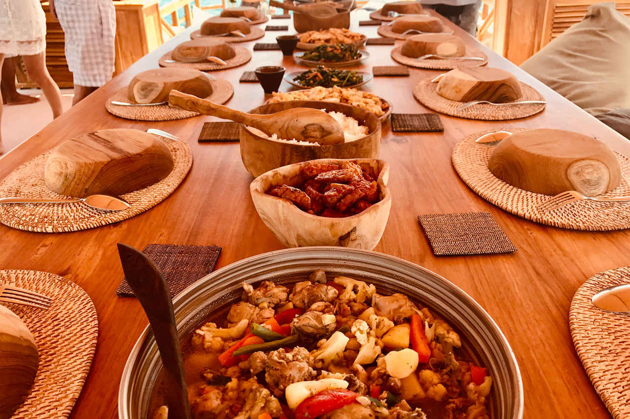 Cocina a bordo - Mikumba Dua