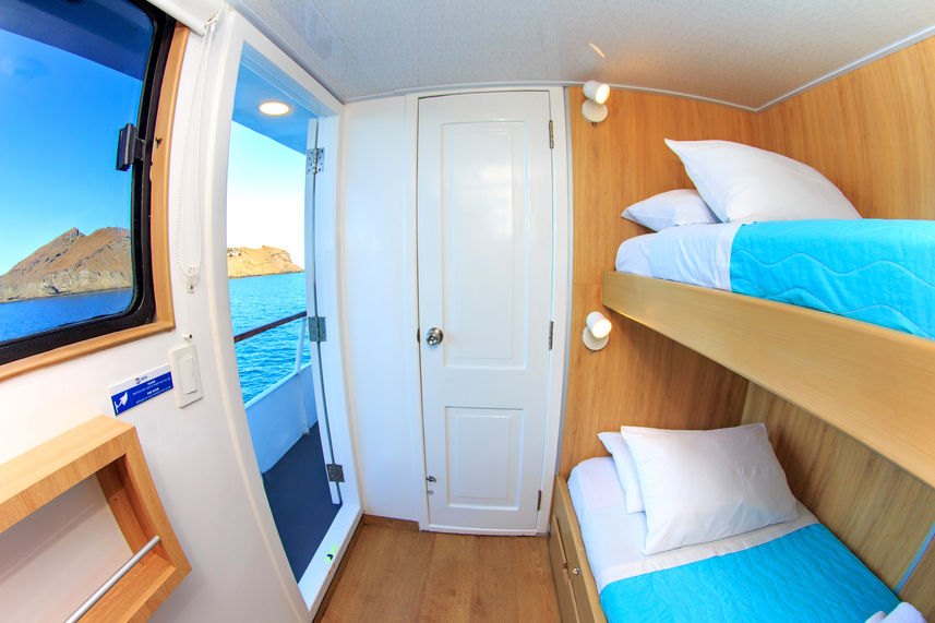 Upper Deck Cabin - Aqua