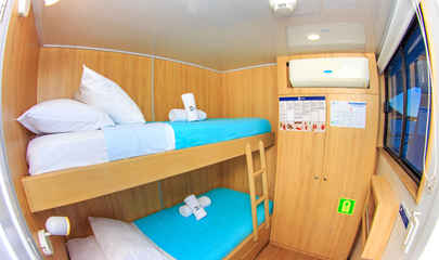 Upper Deck Twin Cabins