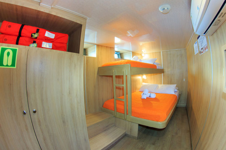 Lower Deck Triple Cabins