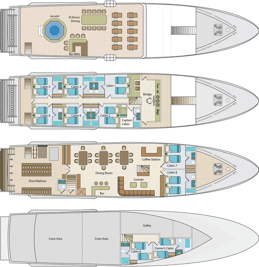 поэтажный план