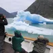 Cruising past iceberg