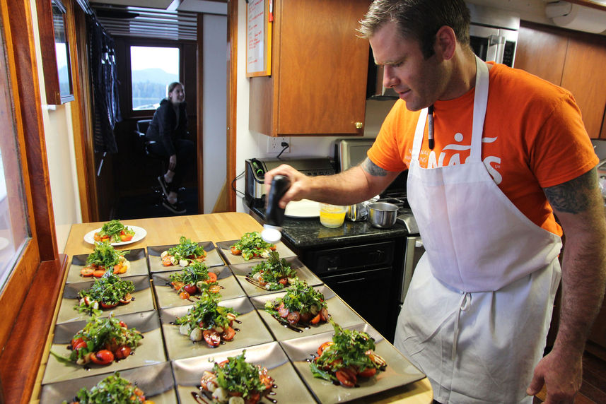 Cocina a bordo - Discovery Alaska