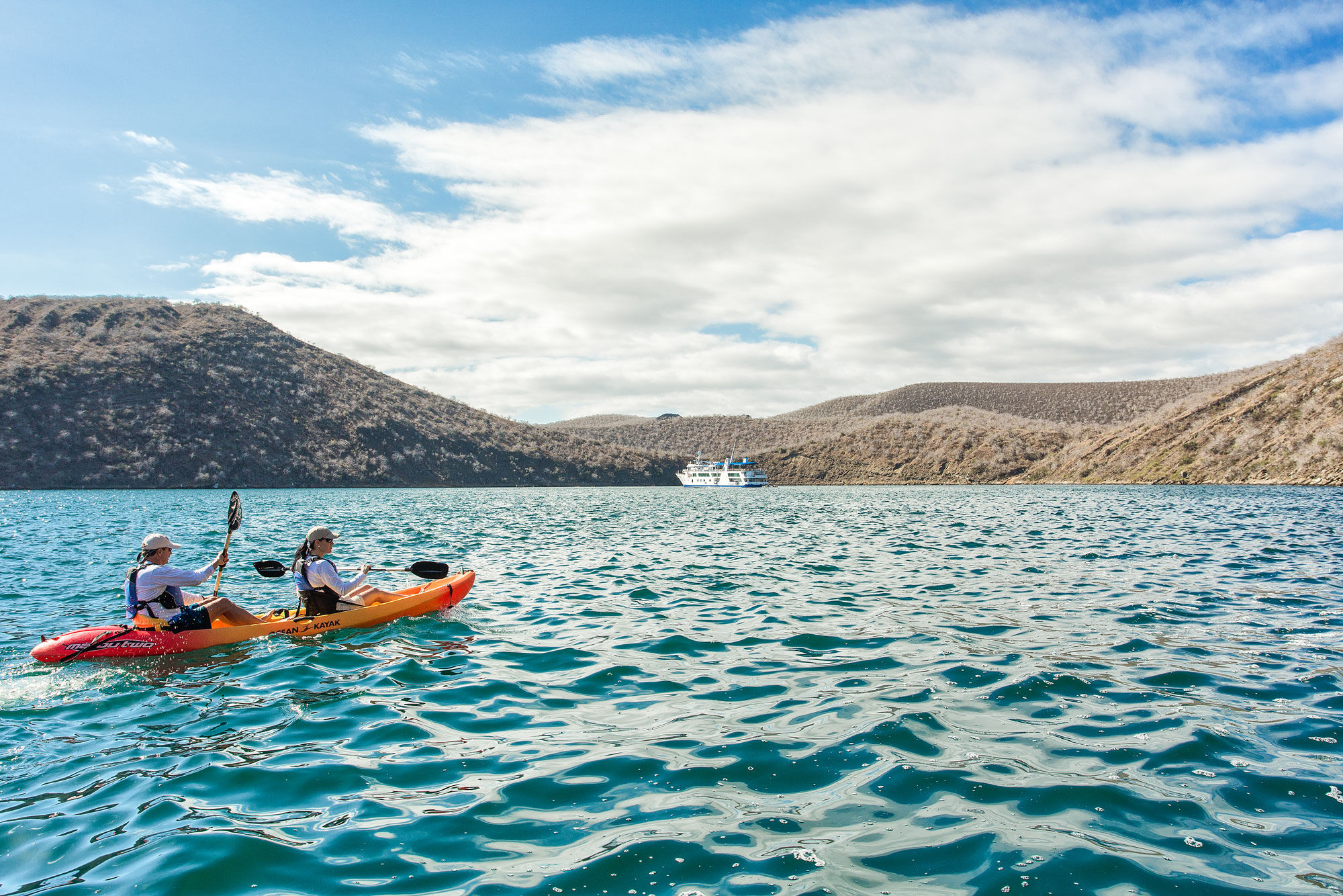 Kayaks à bord - Isabela II