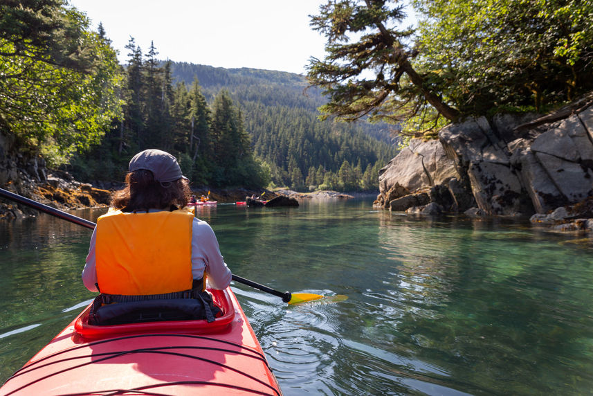 Kayak a bordo - Sea Star Alaska