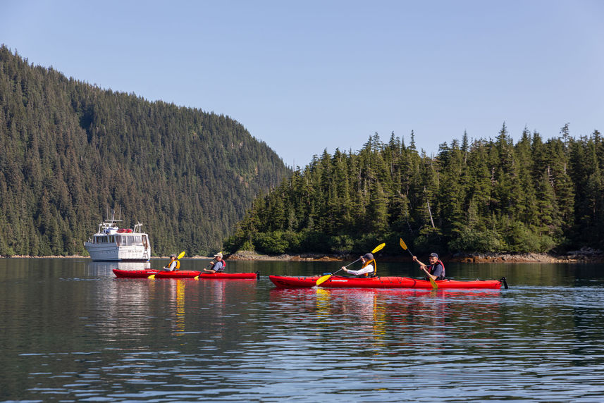 Kayak di bordo - Sea Star Alaska