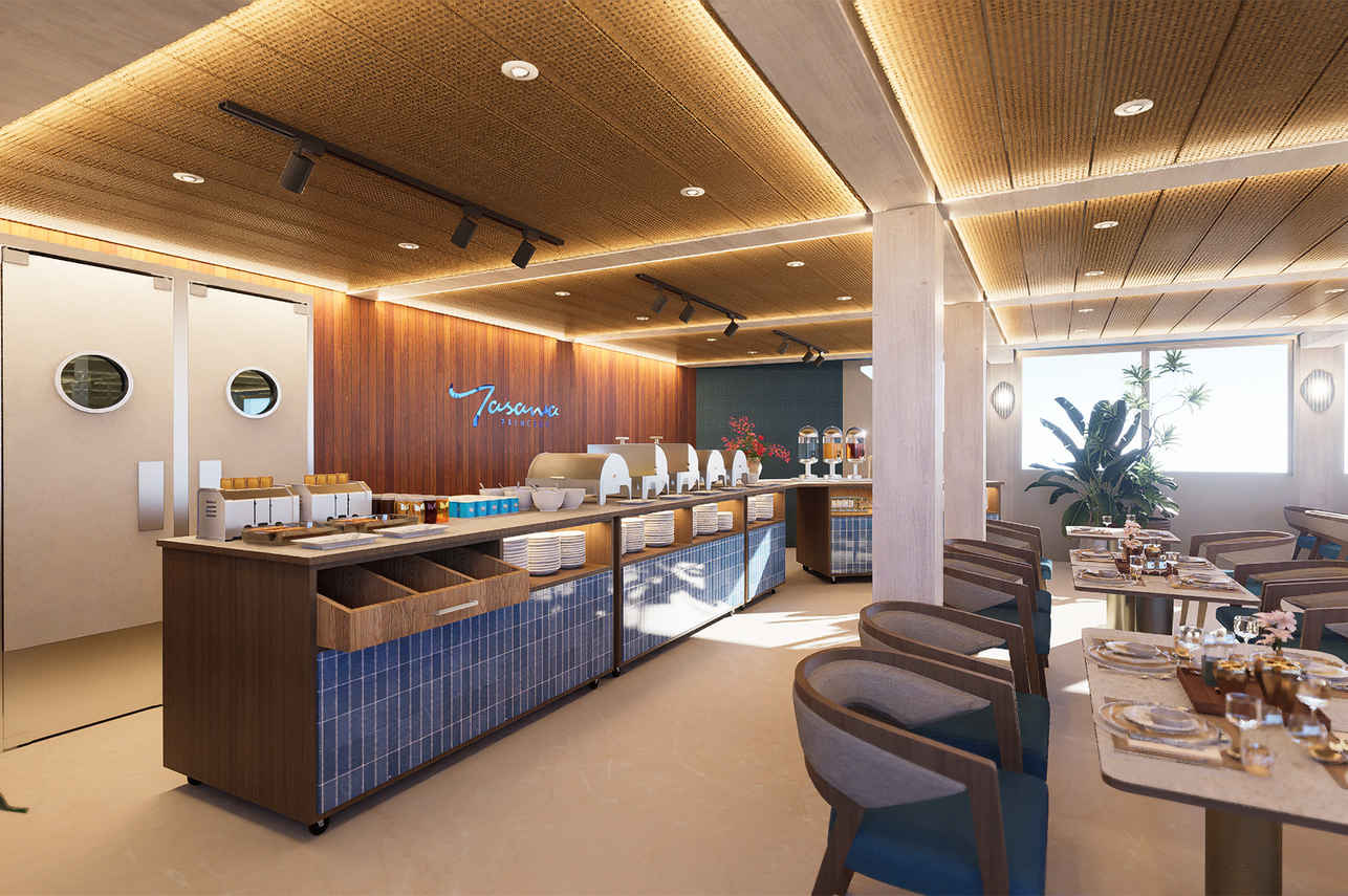 Sala de Jantar - Yasawa Princess