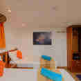 Hut met twee eenpersoonsbedden - Yasawa Princess