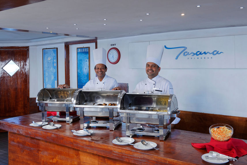 Buffet Area - Yasawa Princess