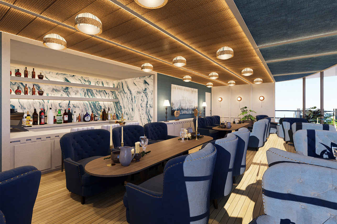 Área de Bar e Lounge - Yasawa Princess