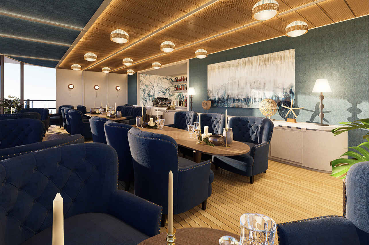 Área de Bar e Lounge - Yasawa Princess