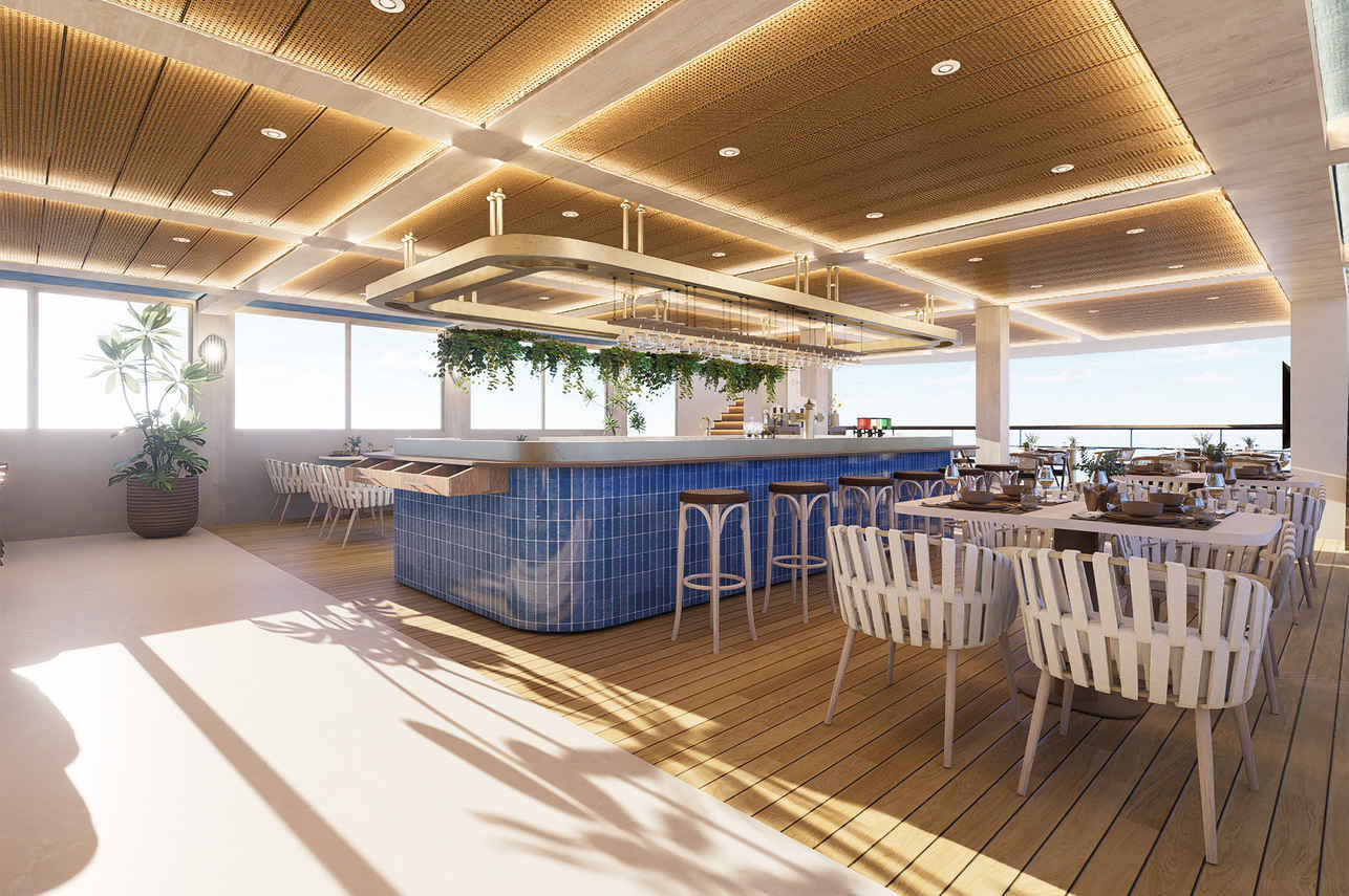 Área de Bar e Lounge - Yasawa Princess