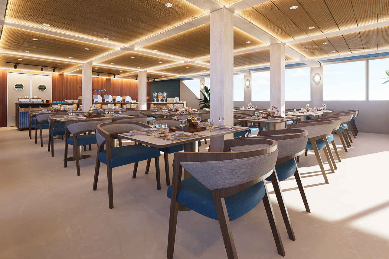 Sala de Jantar - Yasawa Princess