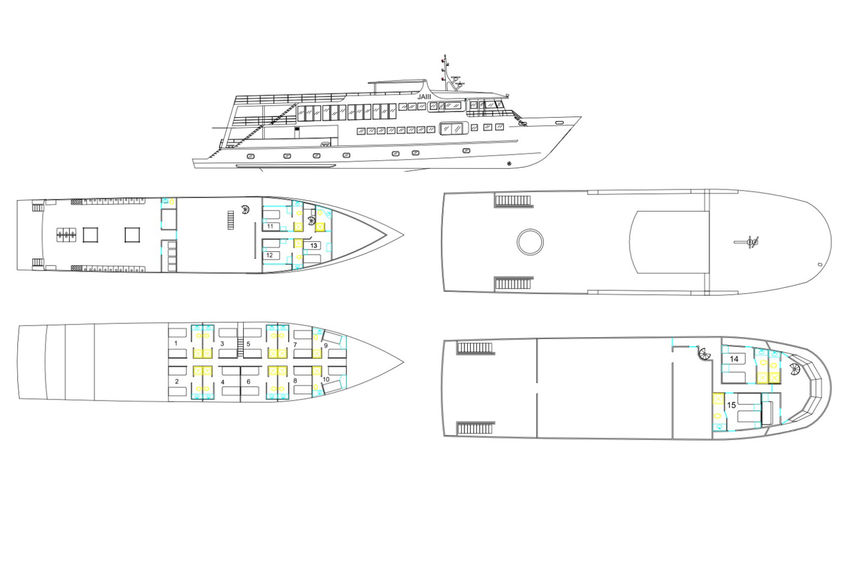 #deckplan - Jardines Avalon III