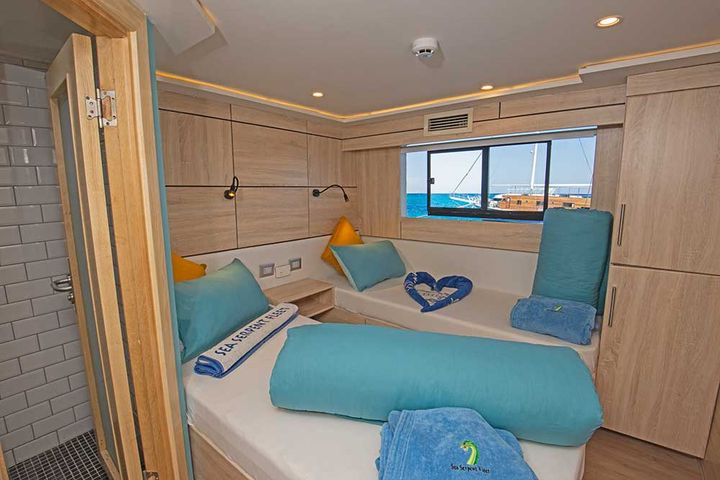 Standard Twin Upper Deck Cabins