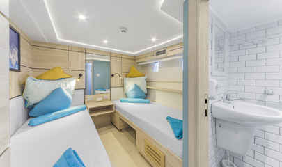 Lower Deck Twin Cabins
