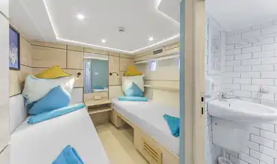 Lower Deck Twin Cabins