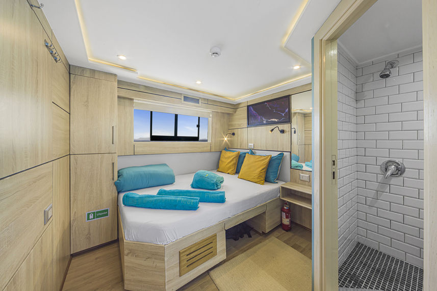 Double Bed Upper Deck Cabin