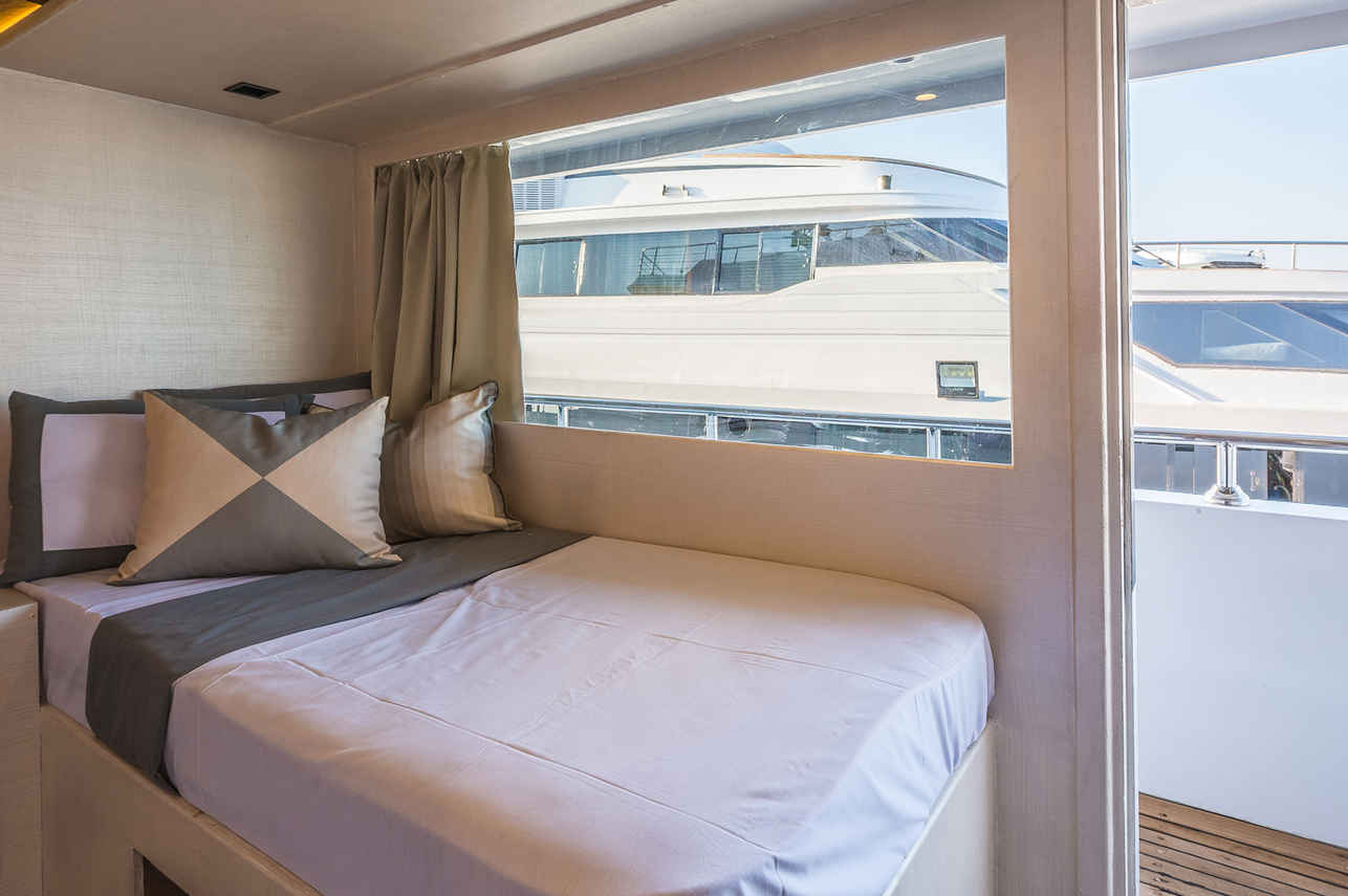 Upper-deck Standard Plus cabin and its large window
