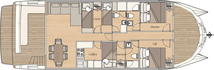 поэтажный план