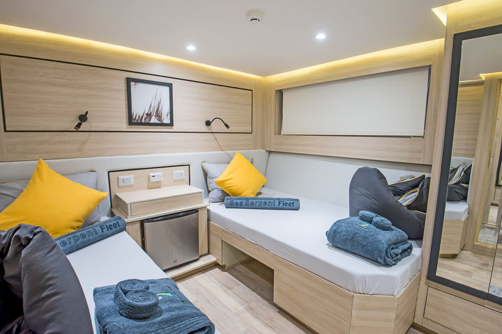 Standard Twin Lower Deck Cabins 