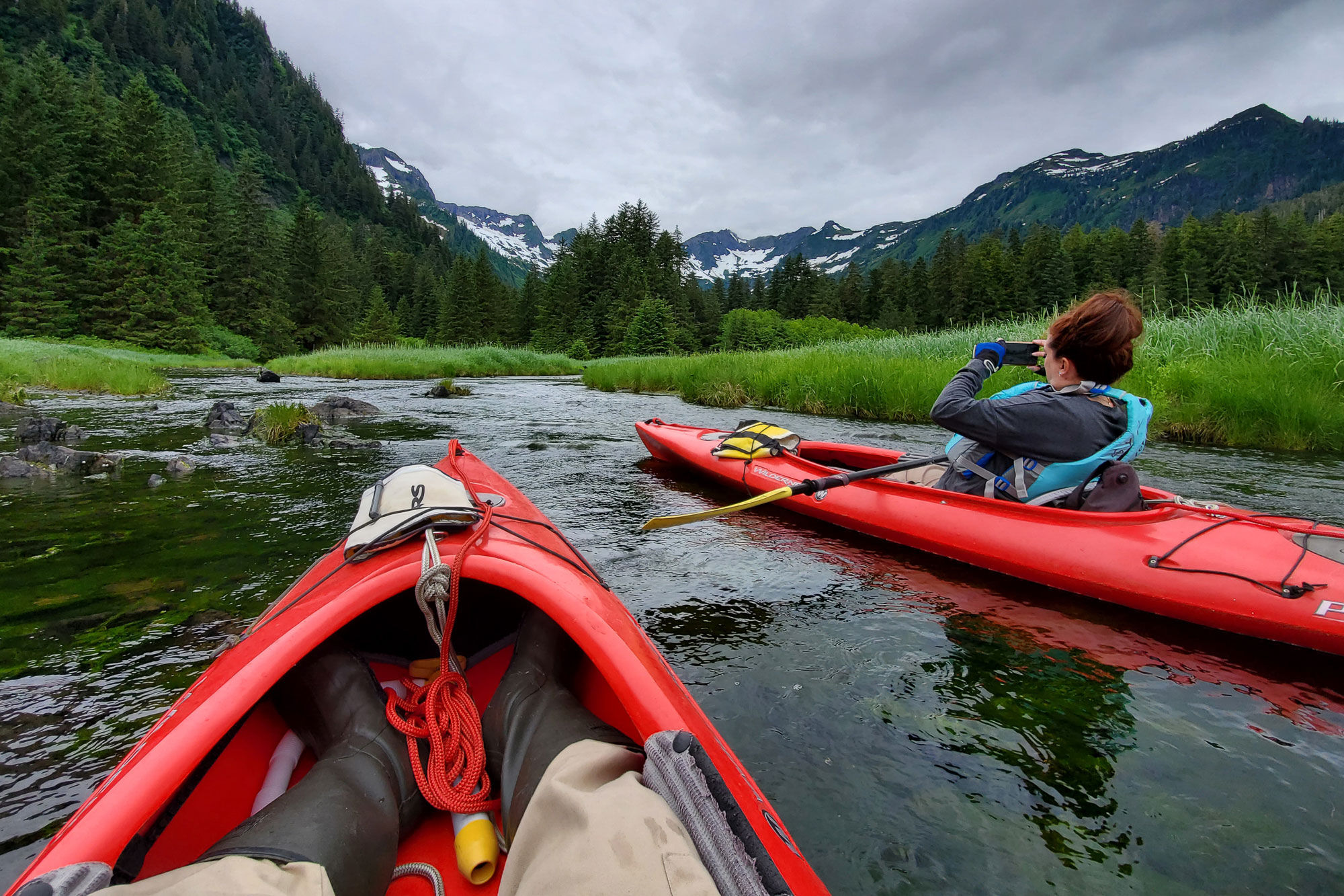 Kayaks an Board - Gyrfalcon