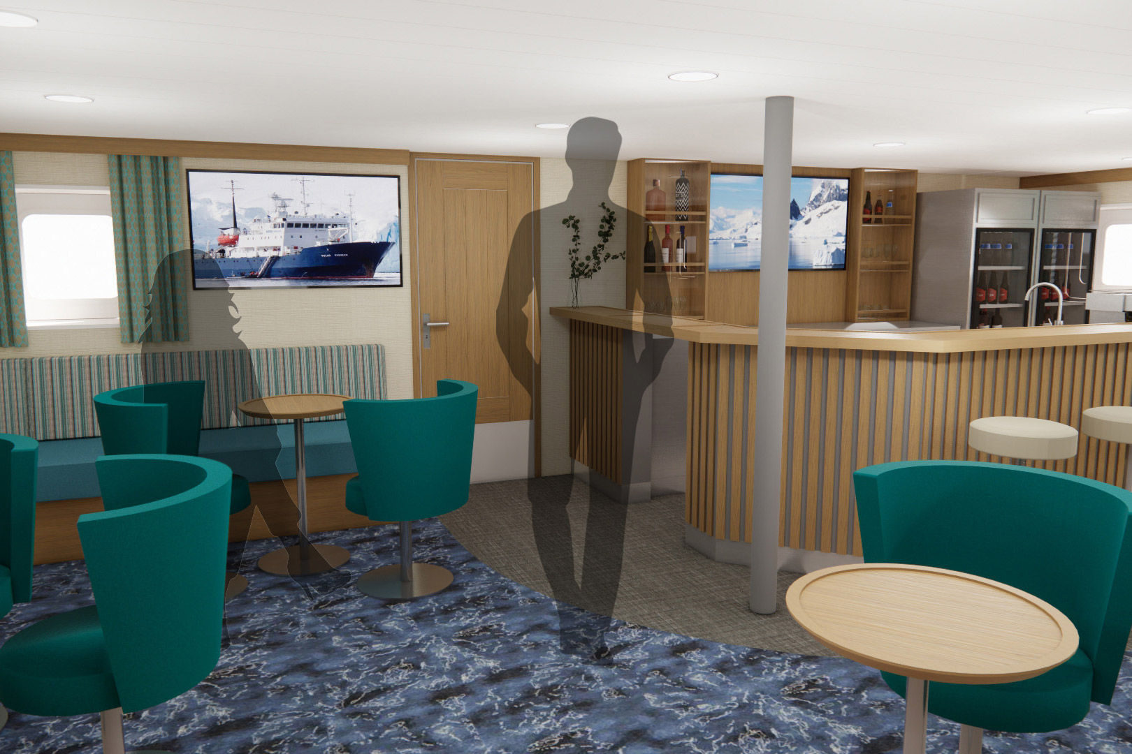 Salon interior - Polar Pioneer