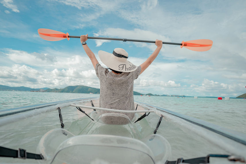 Clear Kayak