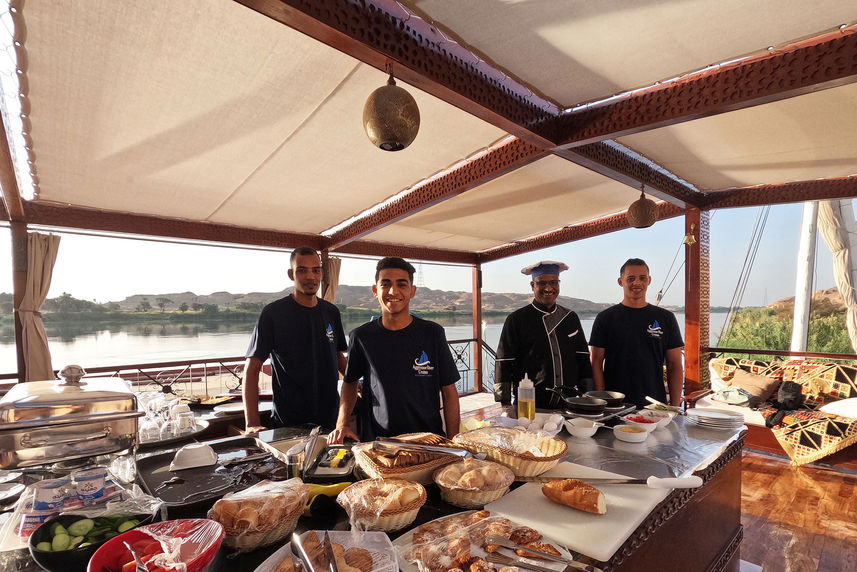 Buffet Area - Nile Queen II