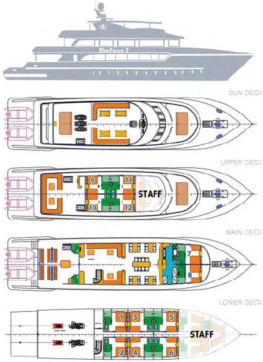 поэтажный план