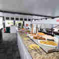 Área de Buffet - Jardines Avalon Fleet
