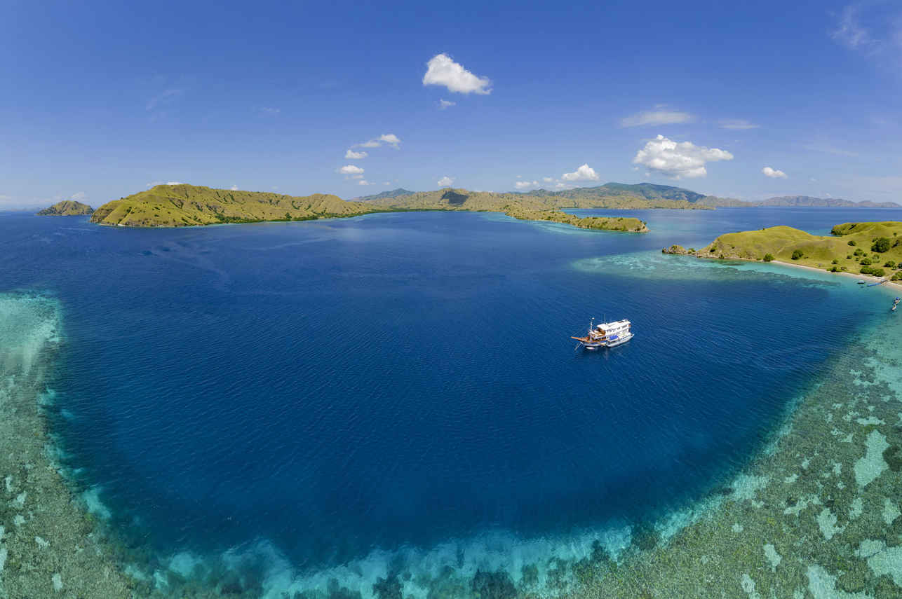 Vista aerea - Komodo Sea Dragon