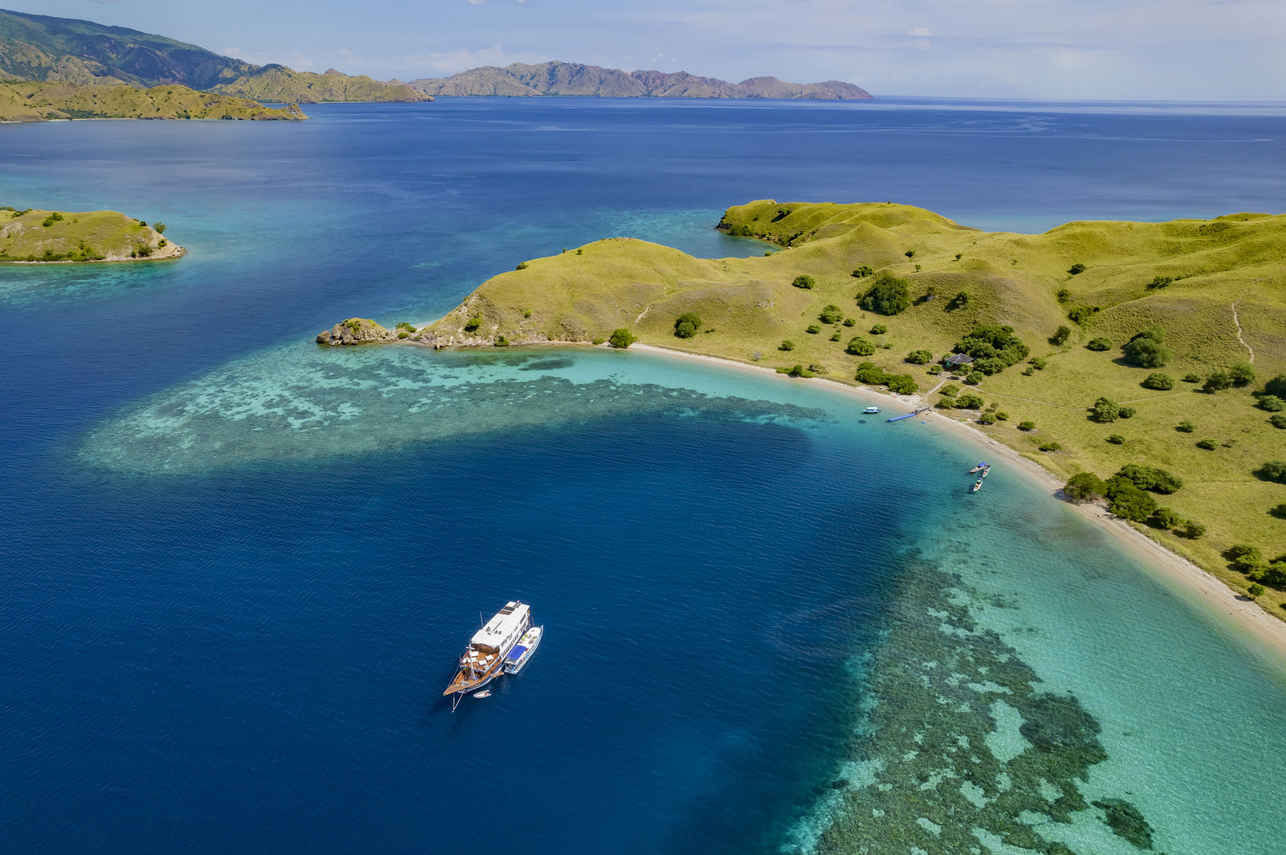 Vista aerea - Komodo Sea Dragon