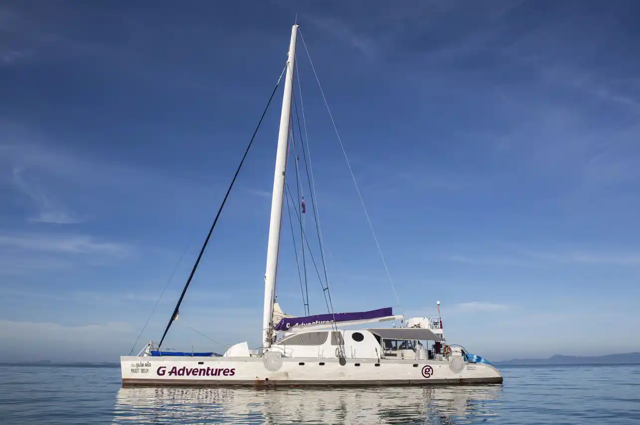 The G Adventures Thailand takes guests on adventure cruises through Thailand.