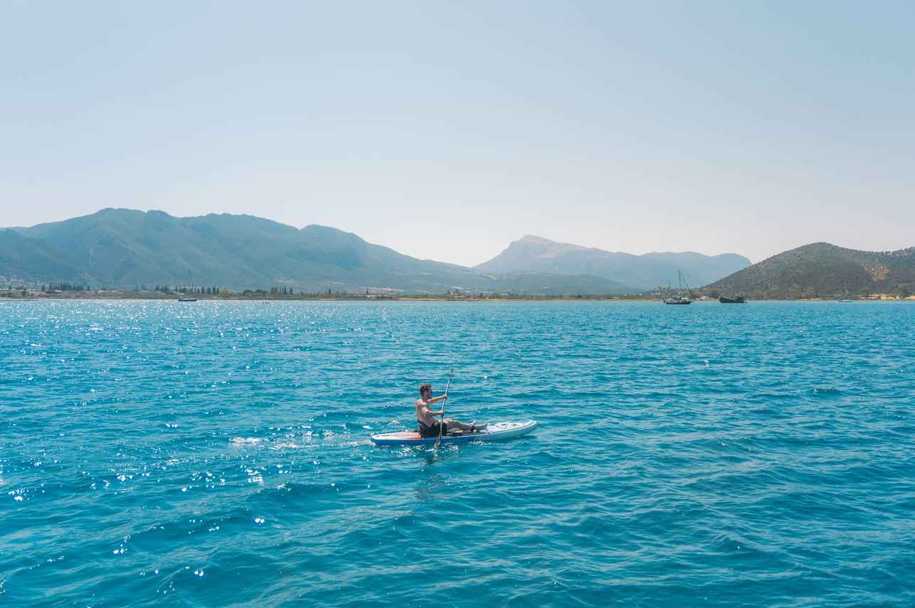 Kayak a bordo - Glaros